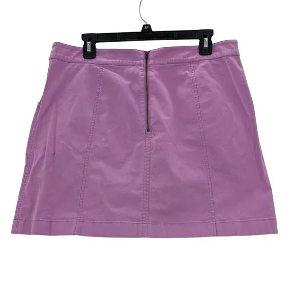 Boden Mini Skirt A line Stretch Pocket Streetwear Festival Preppy Size 12 Petite - Picture 2 of 12